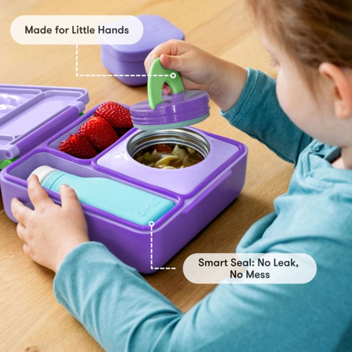 OmieBox Thermos Insulated Bento Box, Pastel Colour Set