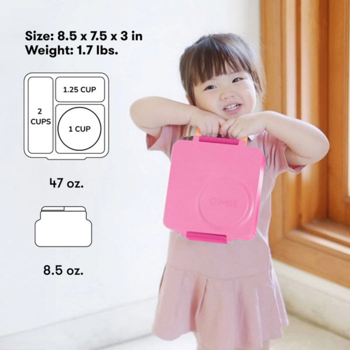 OmieBox Thermos Insulated Bento Box, Pastel Colour Set