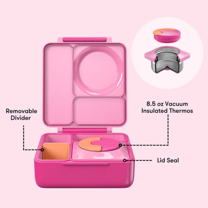 OmieBox Thermos Insulated Bento Box, Pastel Colour Set