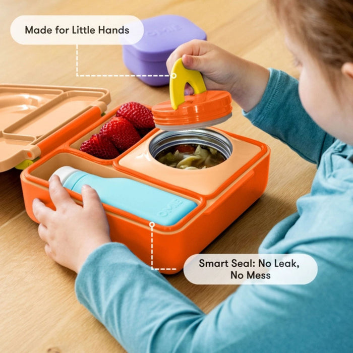 OmieBox Thermos Insulated Bento Box, Pastel Colour Set