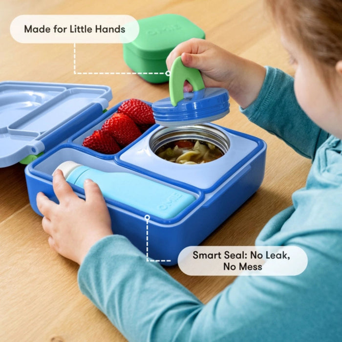 OmieBox Thermos Insulated Bento Box, Pastel Colour Set