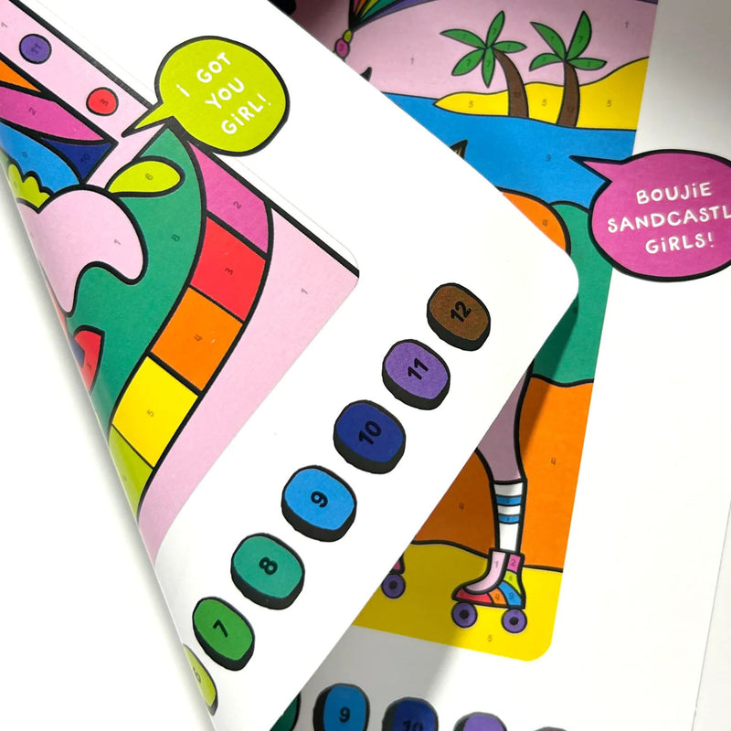 Colourtopia Colour By Number Kit