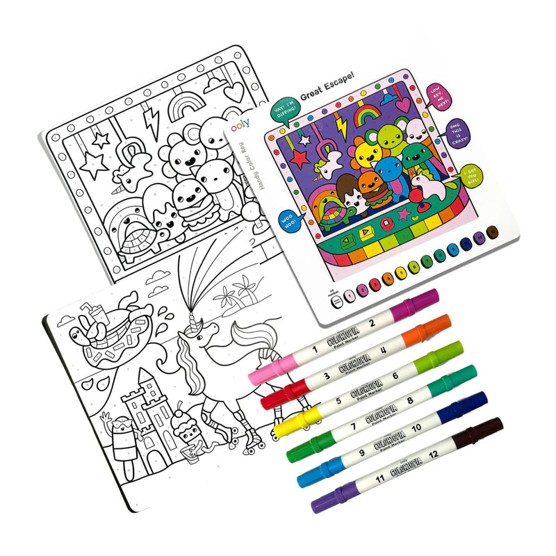 Colourtopia Colour By Number Kit