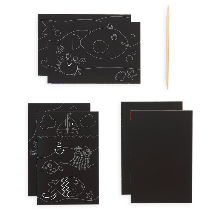 Mini Scratch + Scribble Art Kit