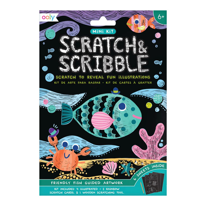 Mini Scratch + Scribble Art Kit