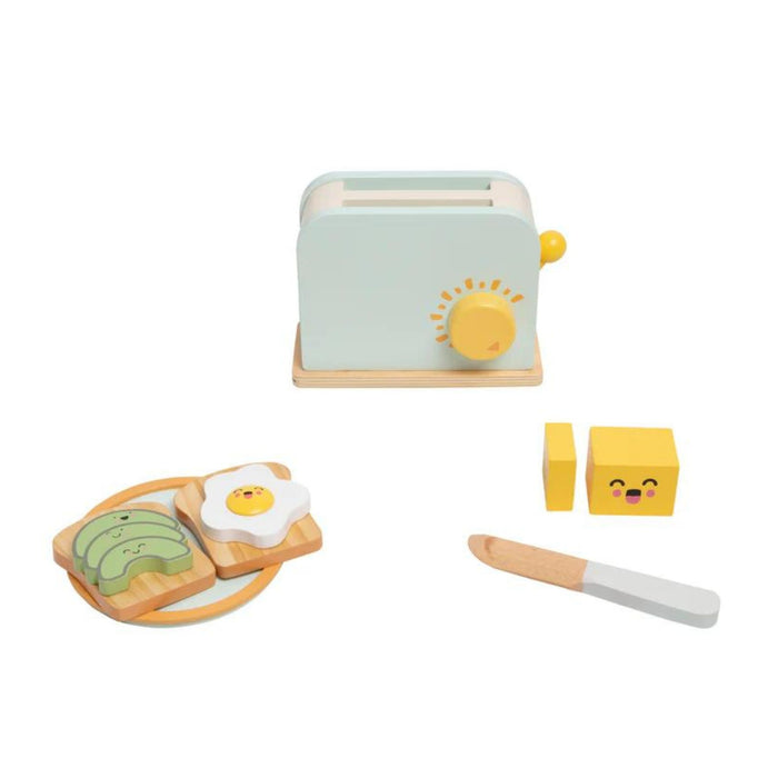 Brunch Time Wooden Toaster Set