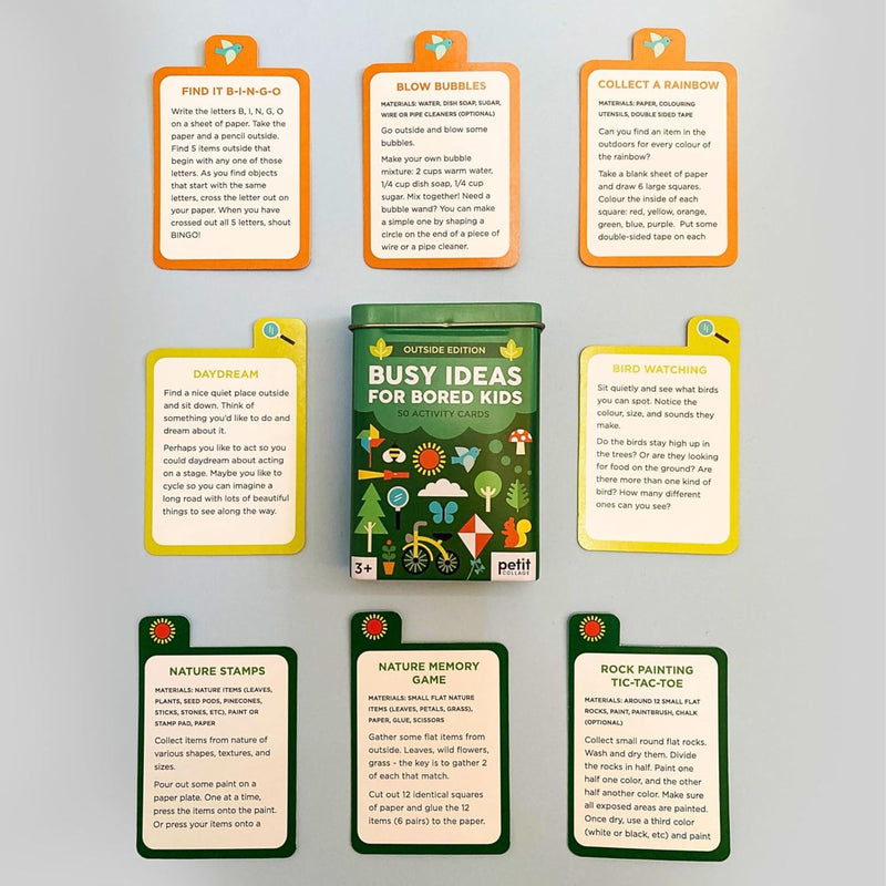 Busy Ideas For Bored Kids - Outside Edition
