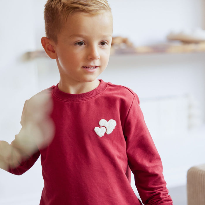 Heart to Heart Scarlet Sweatshirt