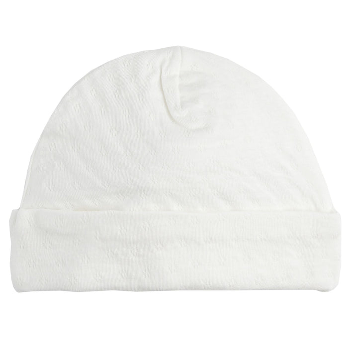 Pointelle Knit Hat