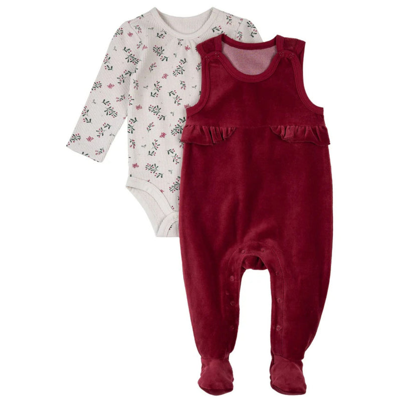 Thermal Overall Set, Christmas Berries