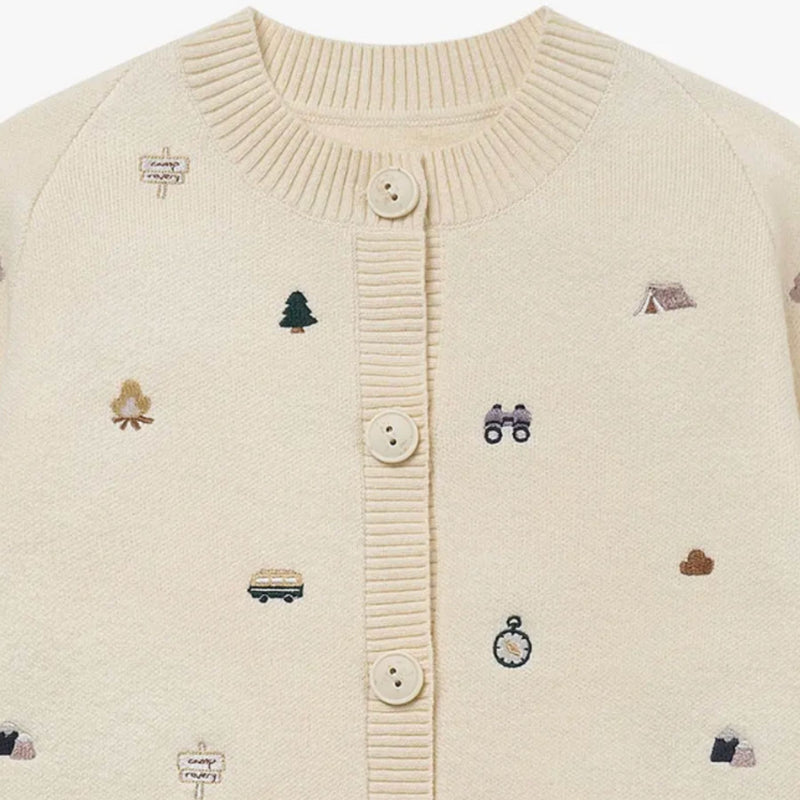 Cotton Knit Cardigan - Mini Camp