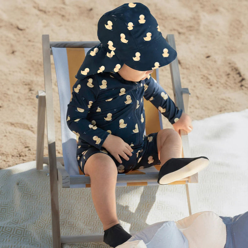 Rubber Ducks on Navy Swim Diaper