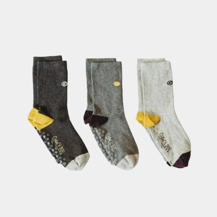 Mixed Patterns Organic Cotton Kids Socks (3-pack)