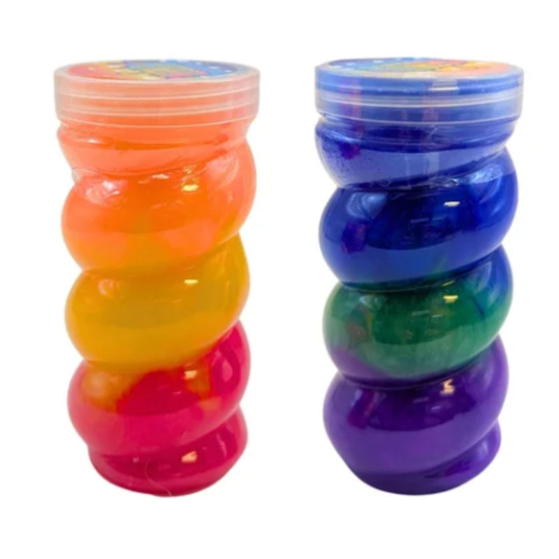 Rainbow Swirly Slime