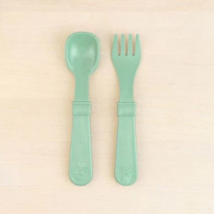 Re-Play Toddler (Fork + Spoon) Utensil Set