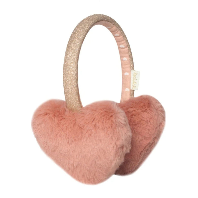 Fluffy Heart Earmuffs