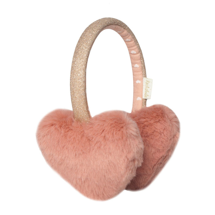 Fluffy Heart Earmuffs