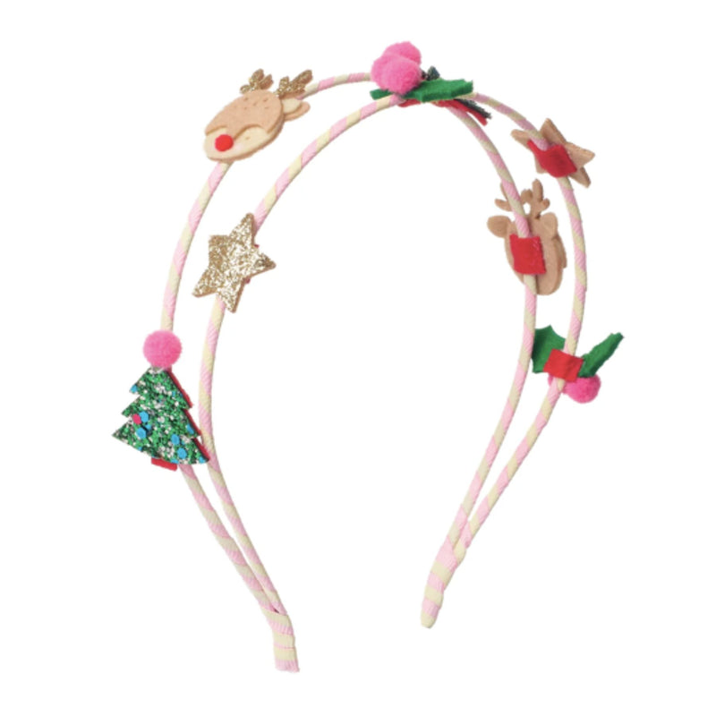 Festive Christmas Double Headband
