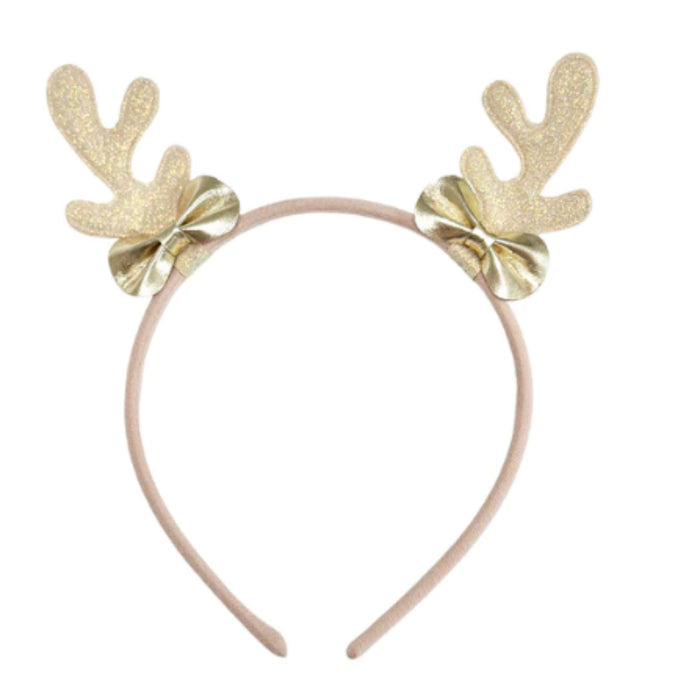 Frosted Shimmer Reindeer Headband