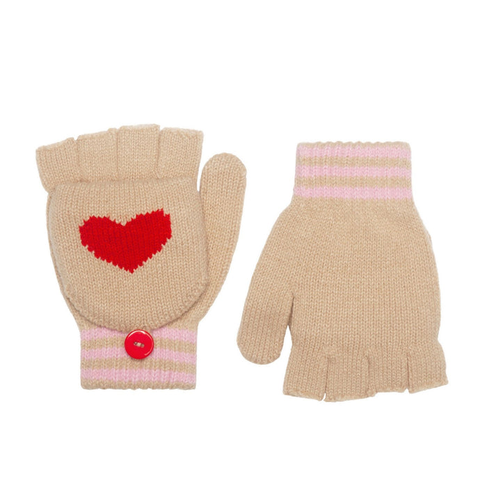 Sweetheart Knitted Gloves