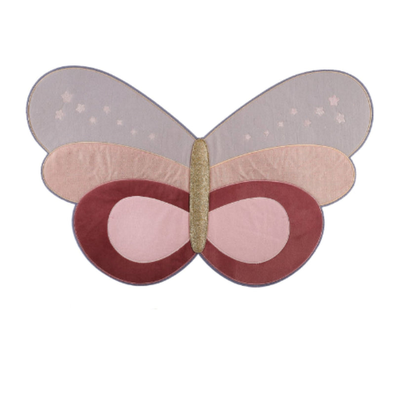 Patchwork Butterfly Velvet Wings