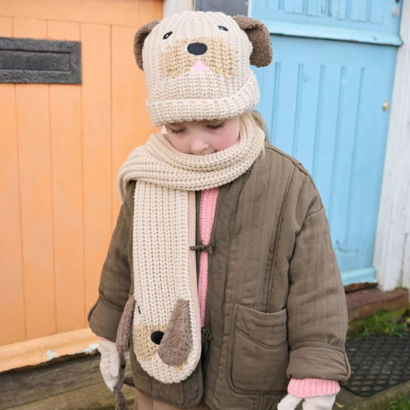 Pippy Puppy Knitted Scarf