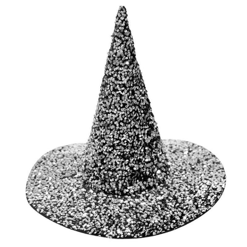 Sequin Velvet Witches Hat