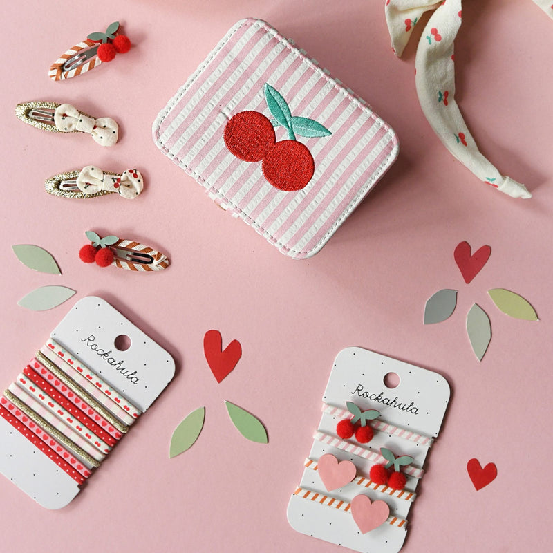 Stripy Cherry Jewellery Box