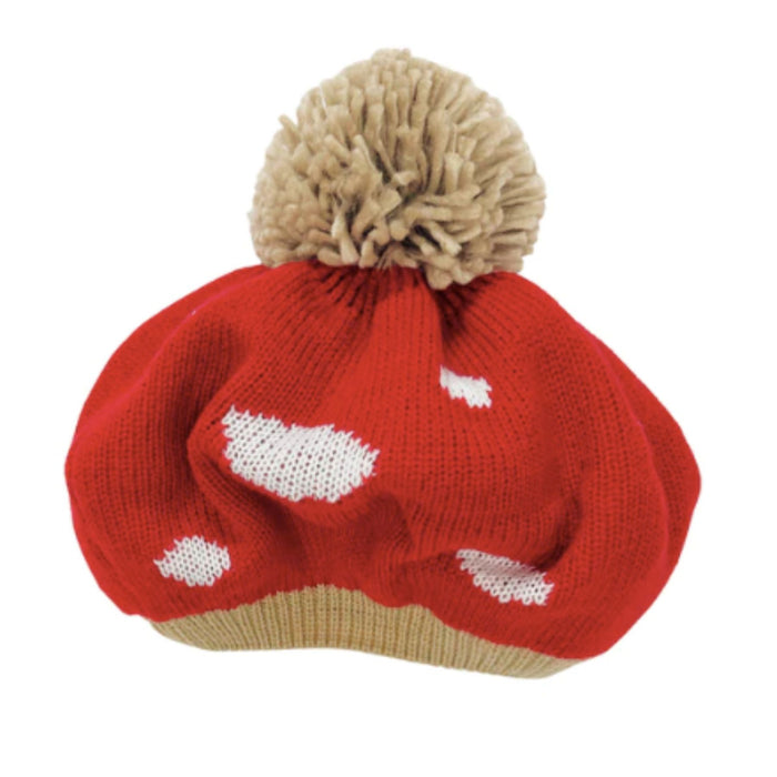 Toadstool Knitted Beret