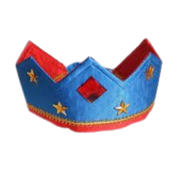 Reversible Silk Crown  with Jewels