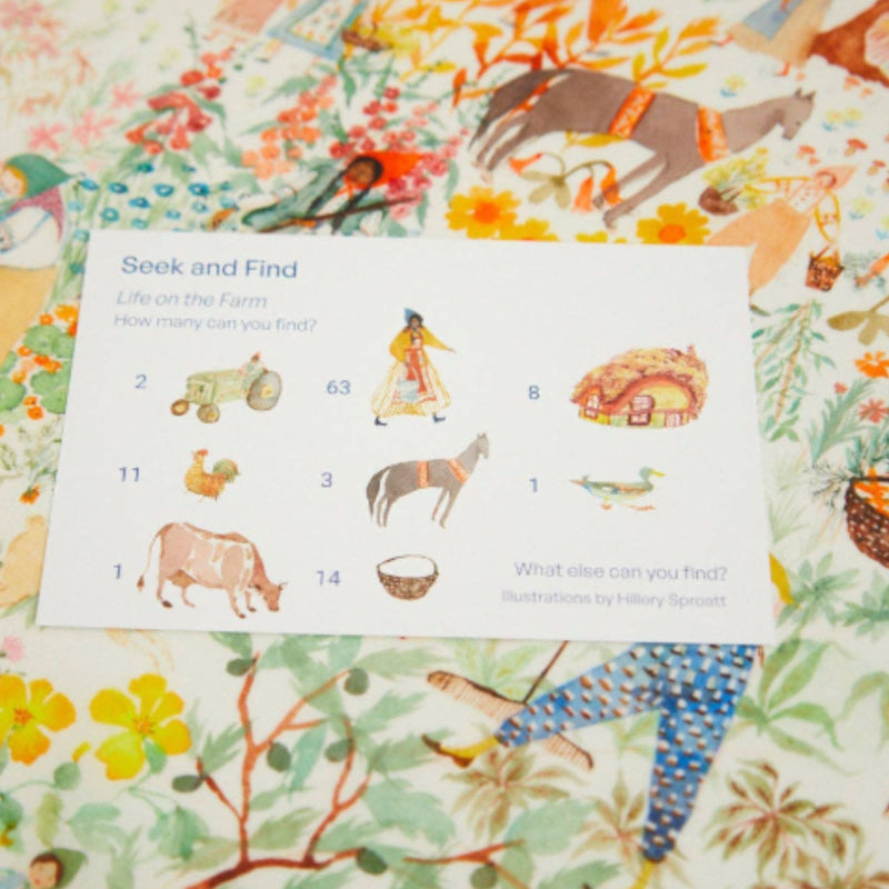 Life on The Farm Seek + Find Playsilk