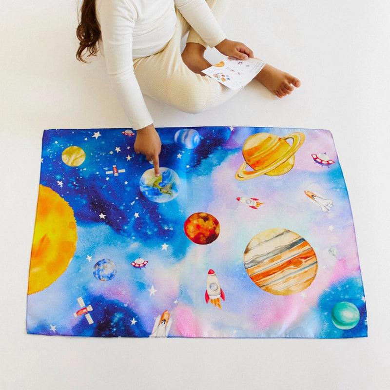Outer Space Seek + Find Playsilk