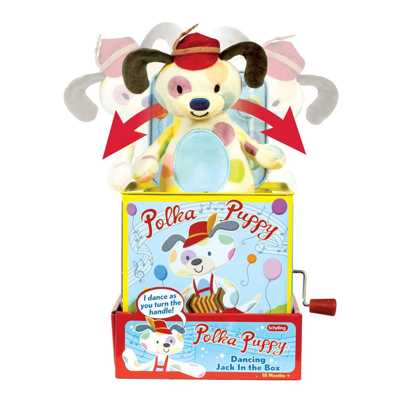 Jack In The Box - Polka Puppy