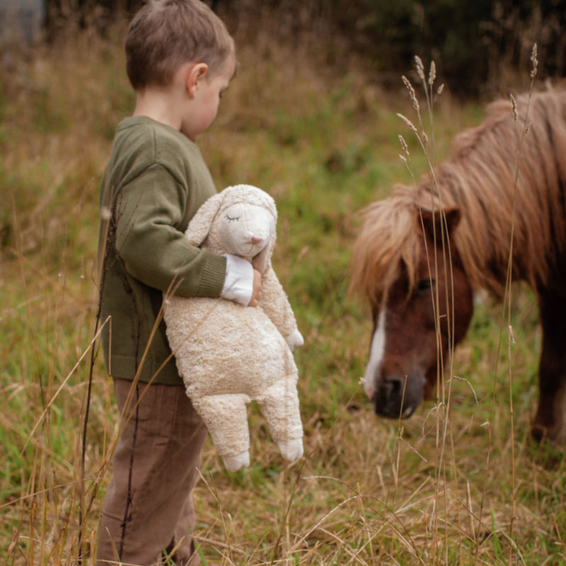 Organic Cuddly Animals, Sheep Large Linen