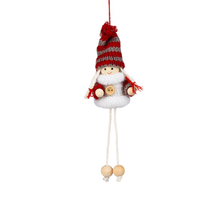 Knitted Boy + Girl Ornaments