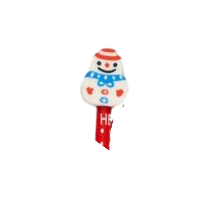 Pencil with Christmas Themed Eraser Topper