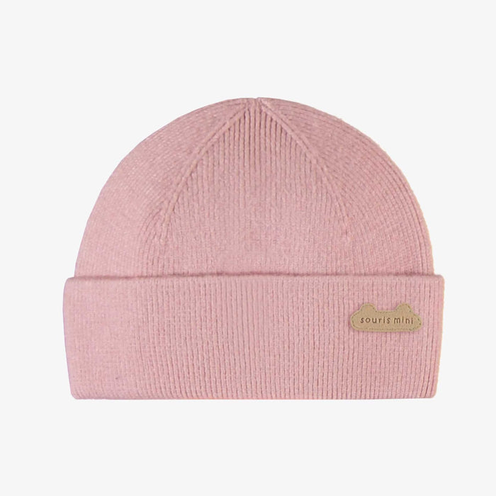 Pink Knitted Newborn Toque