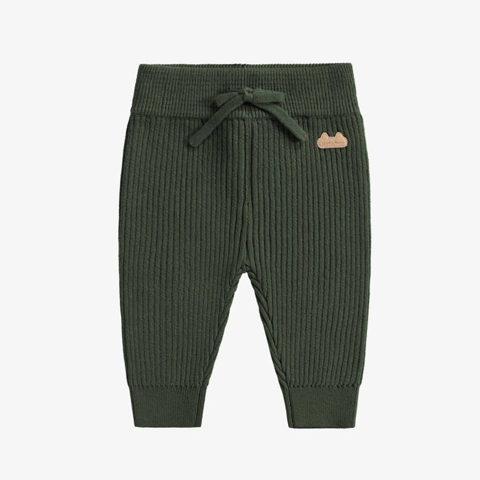 Green Knitted Pants Jogger Style