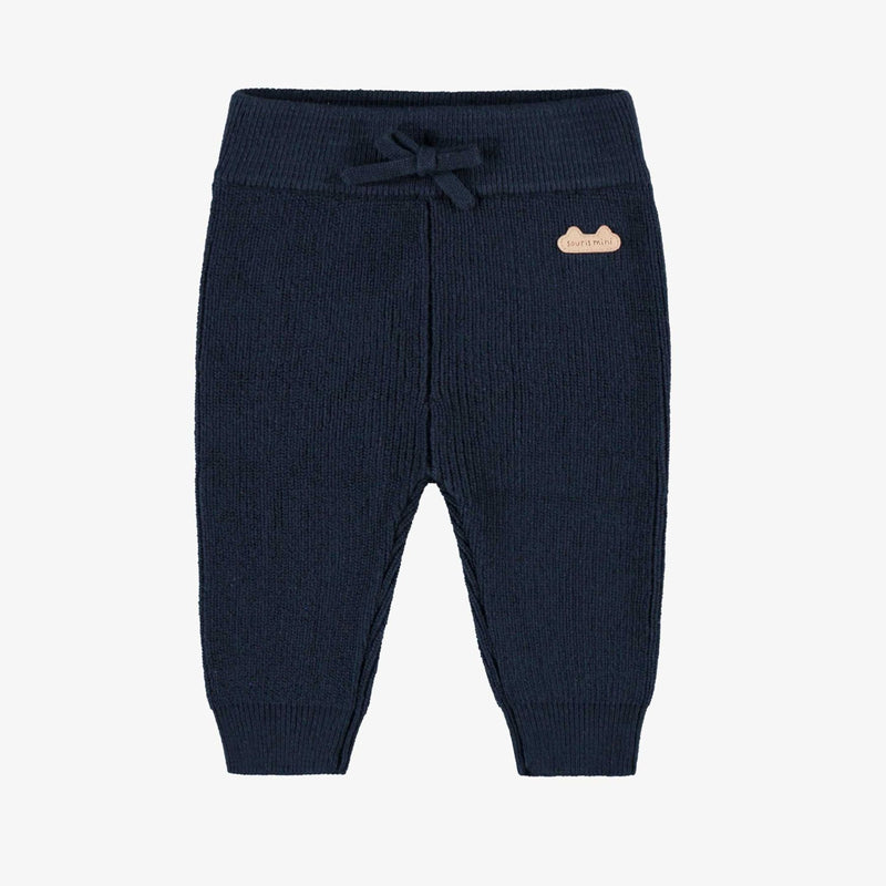 Navy Blue Knit Pants
