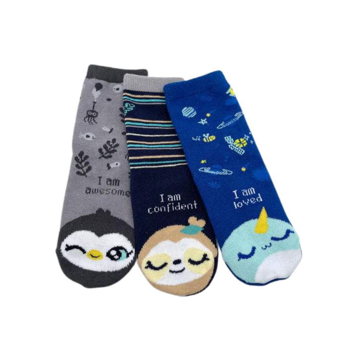 Positive Message Socks, 3 pack