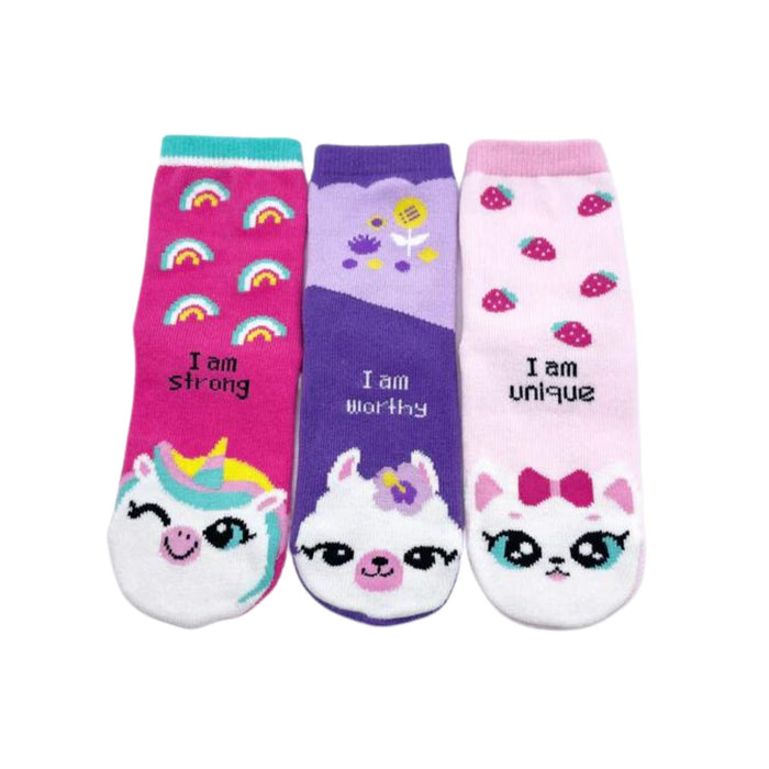 Positive Message Socks, 3 pack