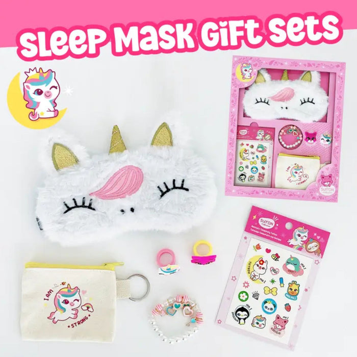 Peel Off Kids Nail Polish + Sleep Mask Gift Set