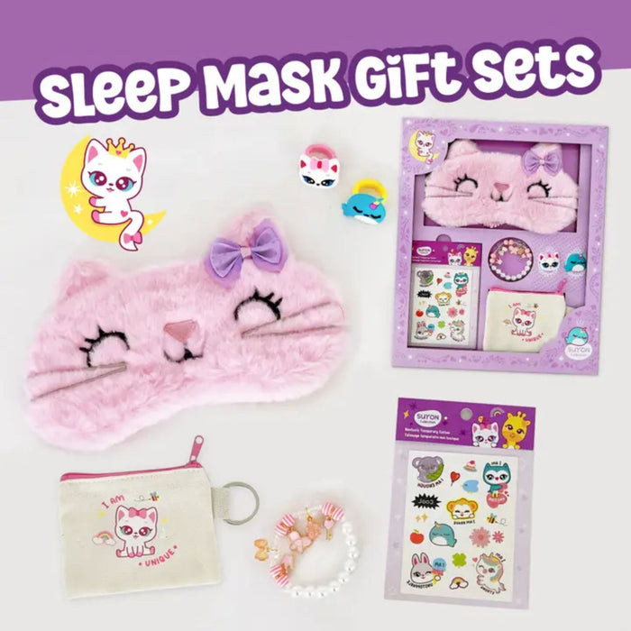 Peel Off Kids Nail Polish + Sleep Mask Gift Set