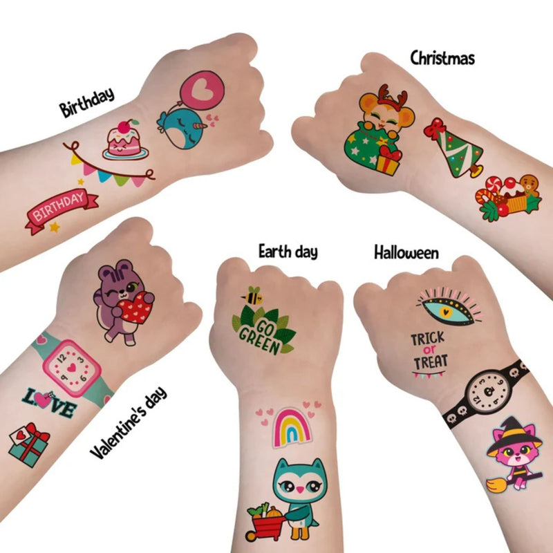 Temporary Tattoo Themed Set for Kids