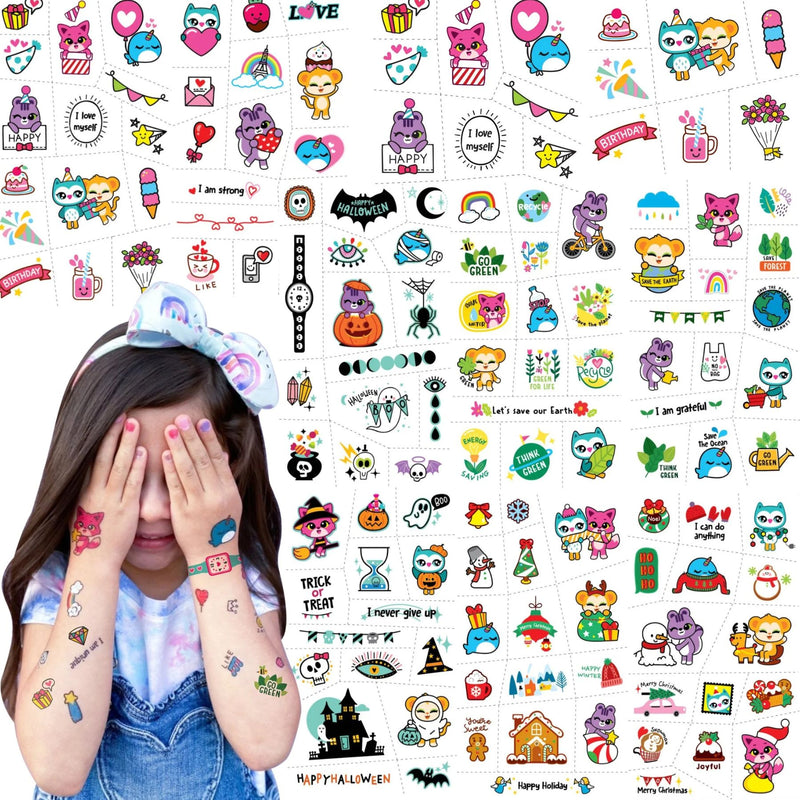 Temporary Tattoo Themed Set for Kids