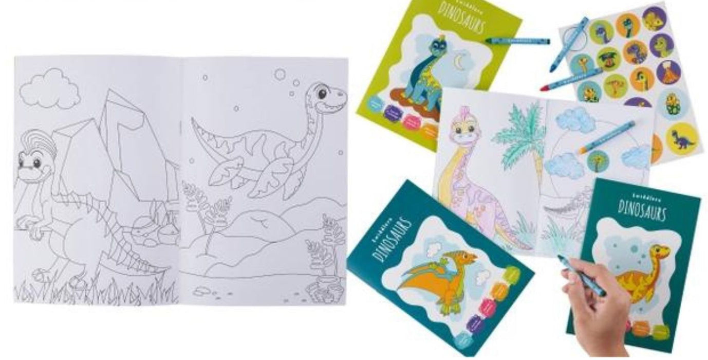 Colouring Set, Dinosaurs