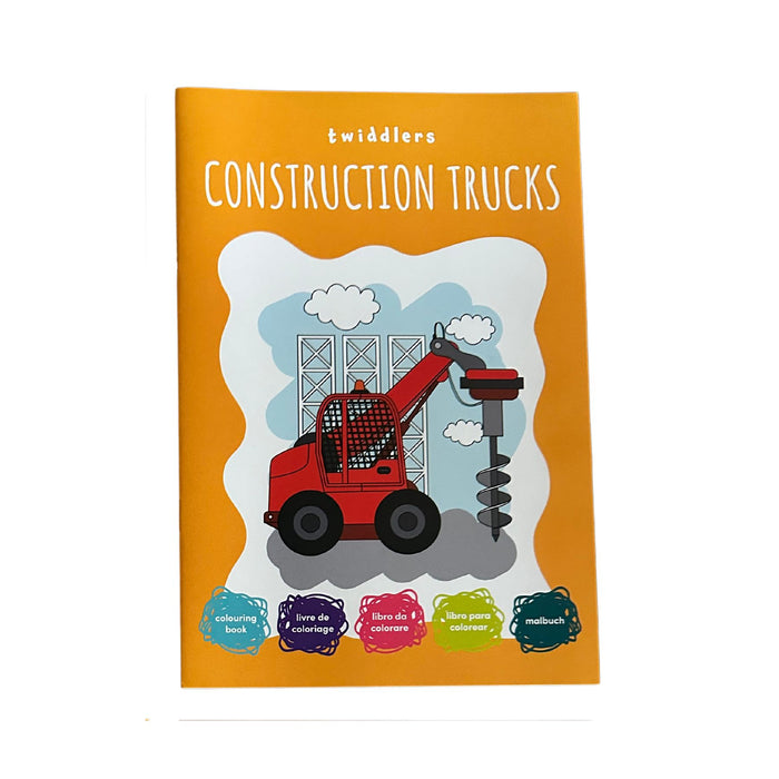 Colouring Set, Construction Trucks