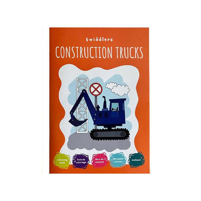 Colouring Set, Construction Trucks