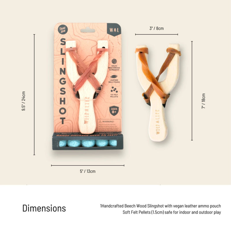 Slingshot + Felt Pellets