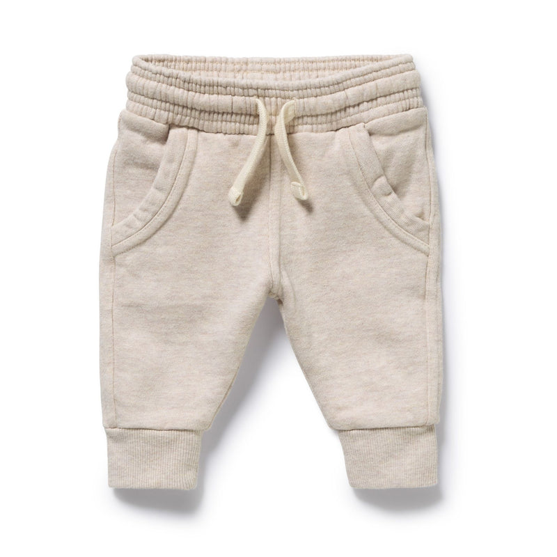 Oatmeal Organic Terry Sweatpants